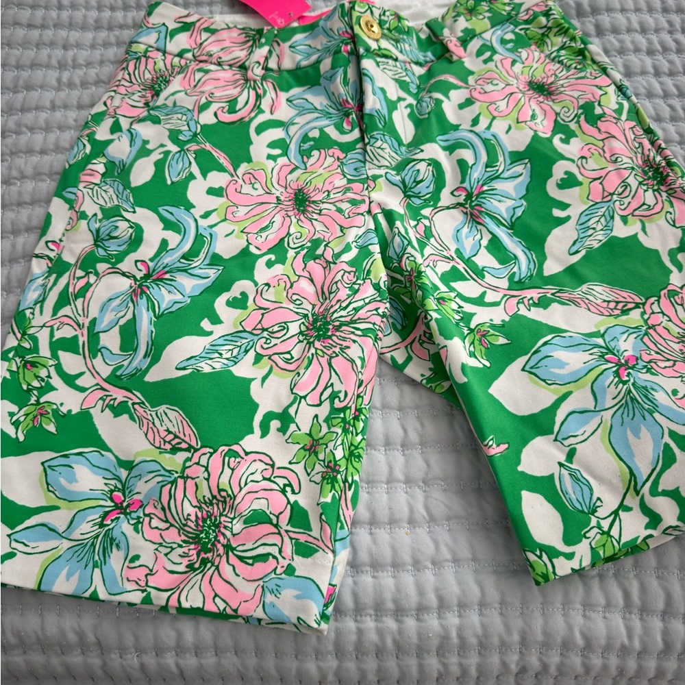 Lilly Pulitzer Natia Mid-Rise Shorts -Size 0 NWT